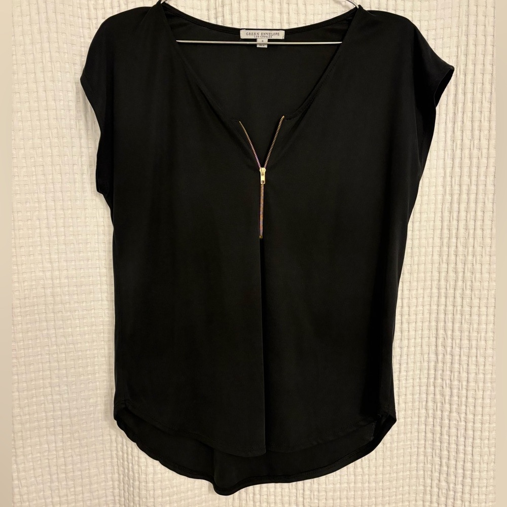 Green Envelope Blouse